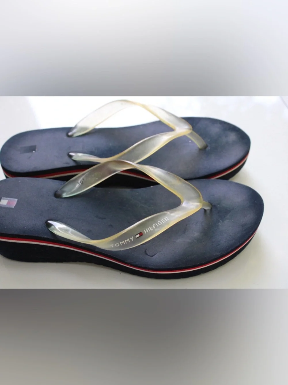 Vintage Tommy Hifigee y2k wedge sandals